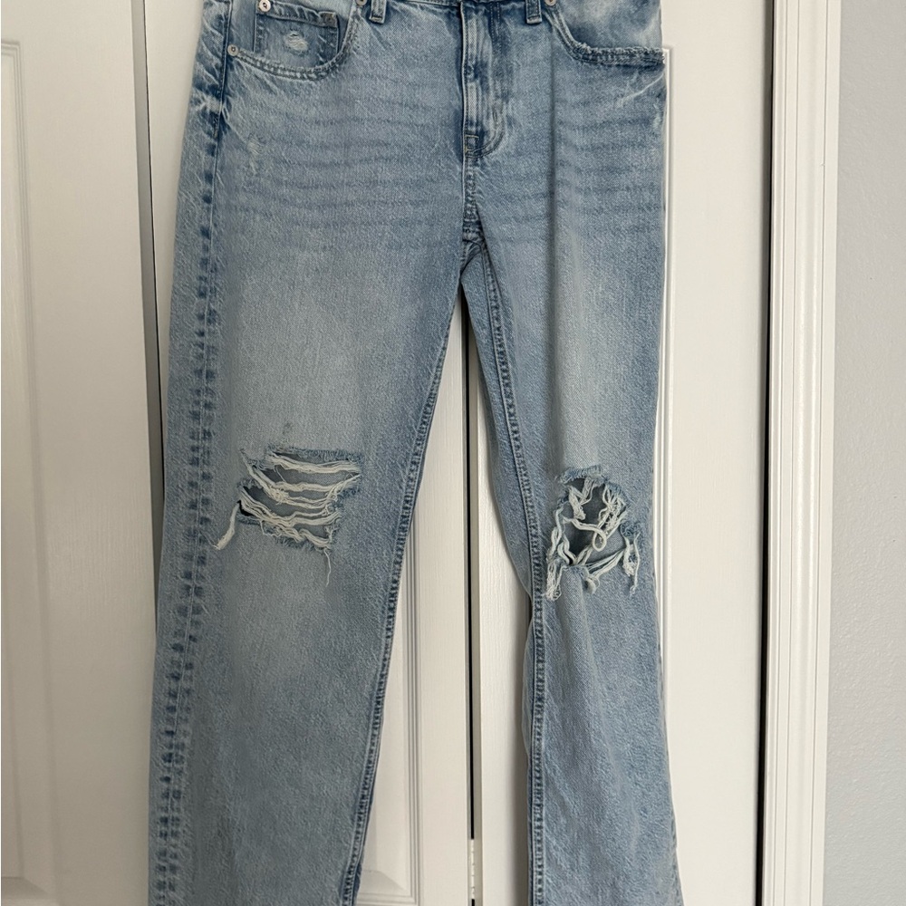 Aeropostale Blue Straight Leg Jeans
